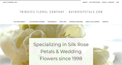 Desktop Screenshot of buyrosepetals.com